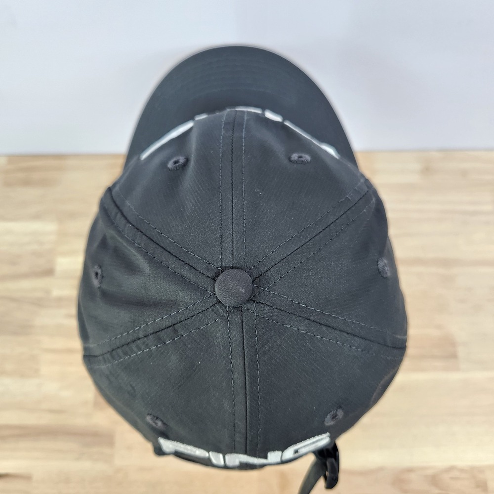 Ping Performance Golf Hat Cap Gray White Strapback Adjustable Lightweight - Picture 5 of 10
